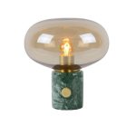 $CHARLIZE TABLE LAMP 1XE27 IP20 AMBER GLASS/GREEN MARBLE