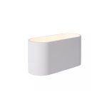 $XERA WALL LIGHT OVAL 1XG9  MAX42W IP20 WHITE