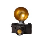 CAMERA TABLE LAMP E14 IP20 BLACK