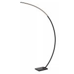 CURVE FLOOR LAMP DIMM. 15W 2700K IP20 BLACK