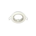 SPOT ROUND RECESSED ADJUSTABLE GU10 IP20 WHITE