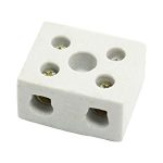 CONNECTOR PORCELAIN 15A 2WAY