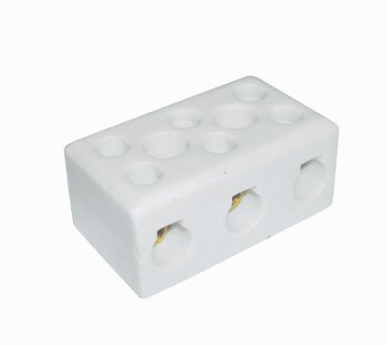CONNECTOR PORCELAIN 5A 3WAY
