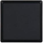 T&J PRESS SWITCH 10A 1G 2W INFINIT MAT BLACK