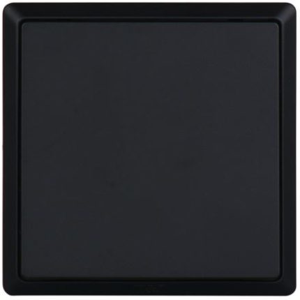 T&J PRESS SWITCH 10A 1G 2W INFINIT MAT BLACK