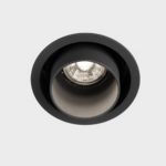 DAISY TEXTURE RECESSED SPOT 1XGU10 D83MM BLACK