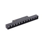 MAGNETIC TRACK LINEAR 12LEDS LIGHT 48V 12W 3000K/4000K/6000K IP20 BLACK
