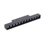 MAGNETIC TRACK LINEAR 12LEDS LIGHT DIMM. 48V 12W 3000K IP20 BLACK