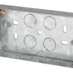 METAL BOX 2GANG 7.2X13.2CM COOKER BOX