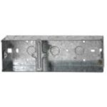 METAL BOX 2G+1G 35MM 7.2X21.6CM